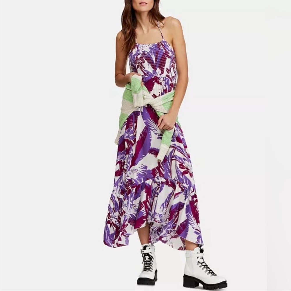▪️Free People Heat Wave Printed Maxi Dress L